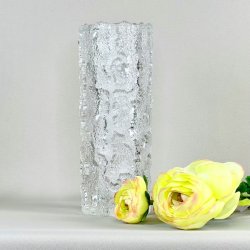 Vase - vintage frostet bark