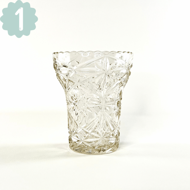 Vintage glasvaser - hospitalsvaser, str. M-L