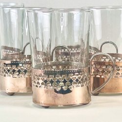 Teglas i holder (st a' 6 stk) 