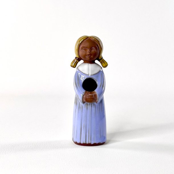 Goebel pigefigur - lysebl� H13