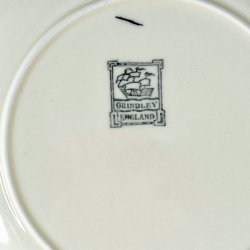 Tallerken - engelsk fajance, Grindley