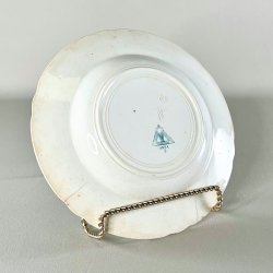 Dyb tallerken - vintage Anna R�rstrand gr�n