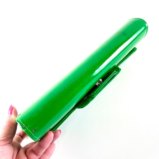 Clutch taske - gr�n lak 