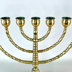 Kirkestage (Menorah) - 7-armet lysestage (Nr.6)