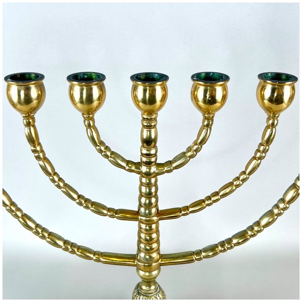 Kirkestage (Menorah) - 7-armet lysestage (Nr.6)