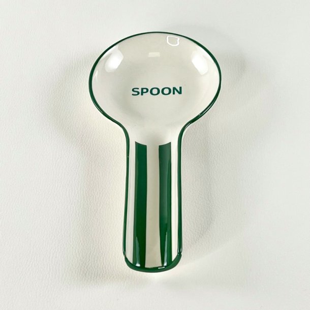 Skesttte - "Spoon" med grn kant