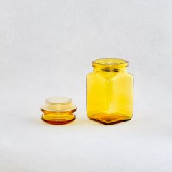 Apotekerglas - italienske, gul 