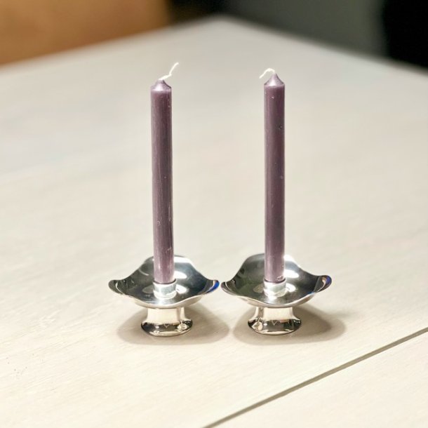 HOH vendbar lysestage i slv