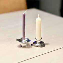 HOH vendbar lysestage i slv