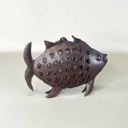 Fiskelanterne i metal