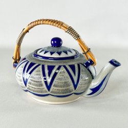 Tekande - hndlavet, saltglaseret 