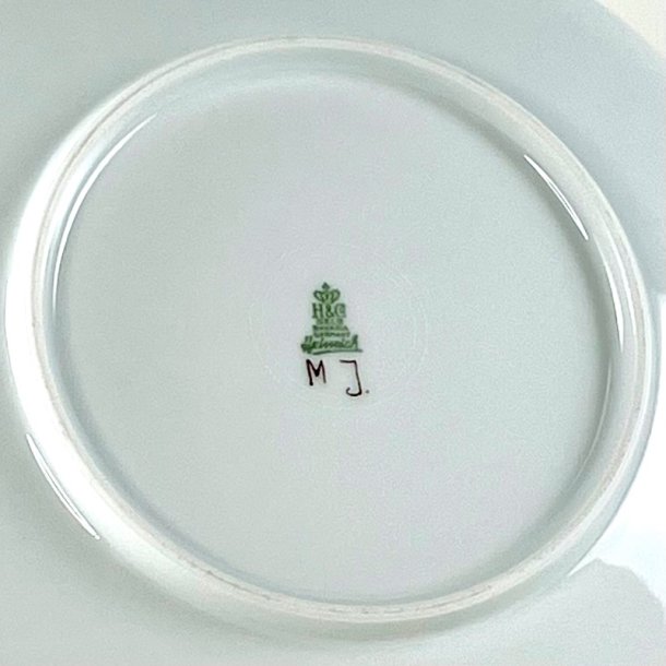 Frokosttallerken (6 stk samlet) - hndmalet med frugtmotiver 