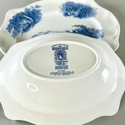 Serveringsst i 2 dele  - engelsk porceln, Haddon Hall 