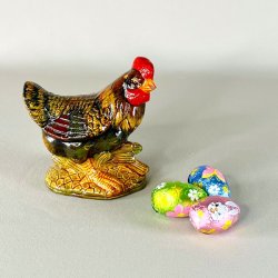 Hane - figur i keramik 