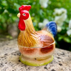 Fransk patform - Michel Caugant, farverig hane