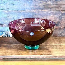Royal Copenhagen 'Harlekin' sk�l, blommefarvet �23,5 cm 