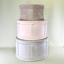 Hatteske - rund (st a' 3 stk samlet)