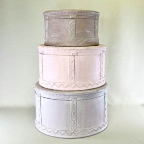 Hatteske - rund (st a' 3 stk samlet)