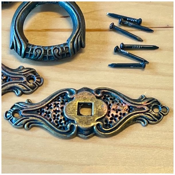 Mbelgreb - hngegreb m/kobbereffekt (genbrug - 3 stk samlet)