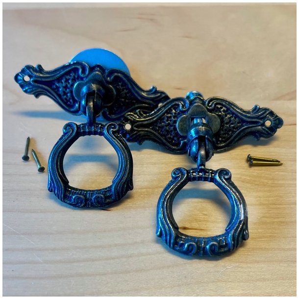 Mbelgreb - kul, hngegreb (genbrug - 2 stk samlet)