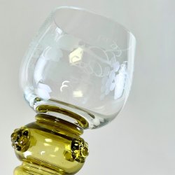 Rmerglas (st a' 4 stk/samlet) - hje, olivengrn fod 