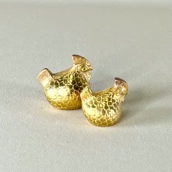 Vintage mini hns i messing (par) 