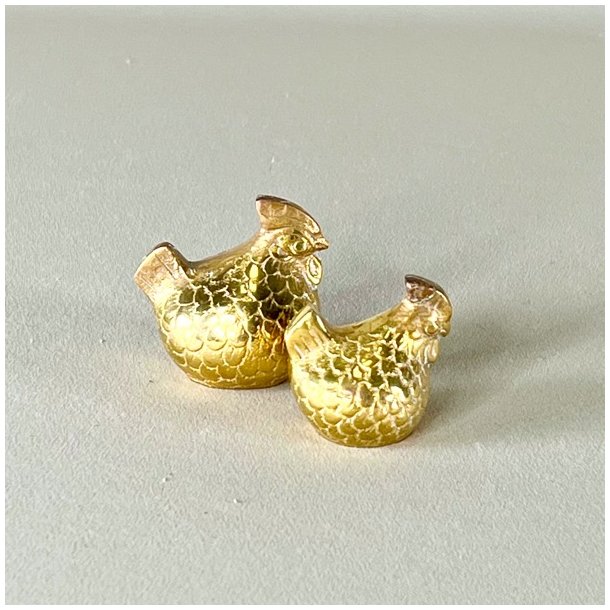 Vintage mini hns i messing (par) 