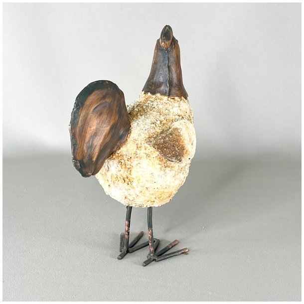 Hane - figur i metal 