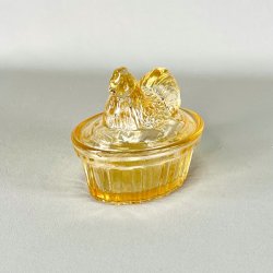 Hnekrukke i gult glas 