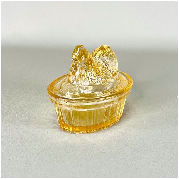 Hnekrukke i gult glas 