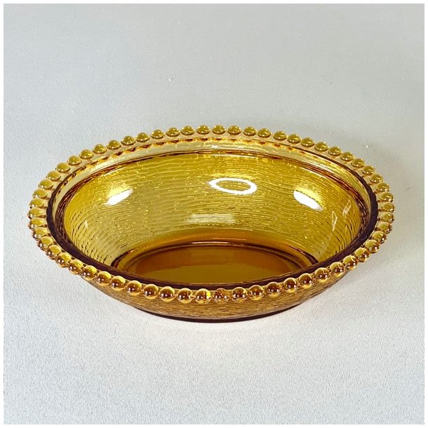 Hnekrukke - ravfarvet m/perlekant