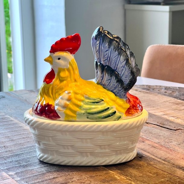 Hnekrukke med farverig hne