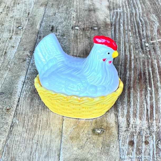 Hnekrukke med gul kurv