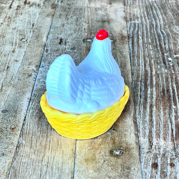 Hnekrukke med gul kurv