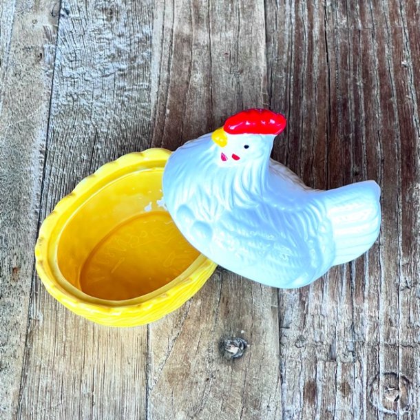 Hnekrukke med gul kurv