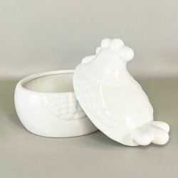 Hnekrukke - hvid, buttet 