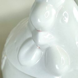 Hnekrukke - hvid, buttet 