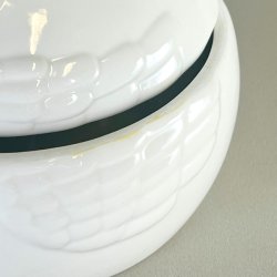 Hnekrukke - hvid, buttet 