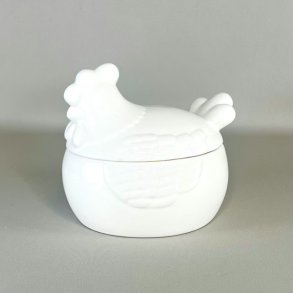 Hnekrukke - hvid, buttet 