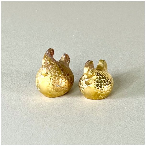 Vintage mini hns i messing (par) 