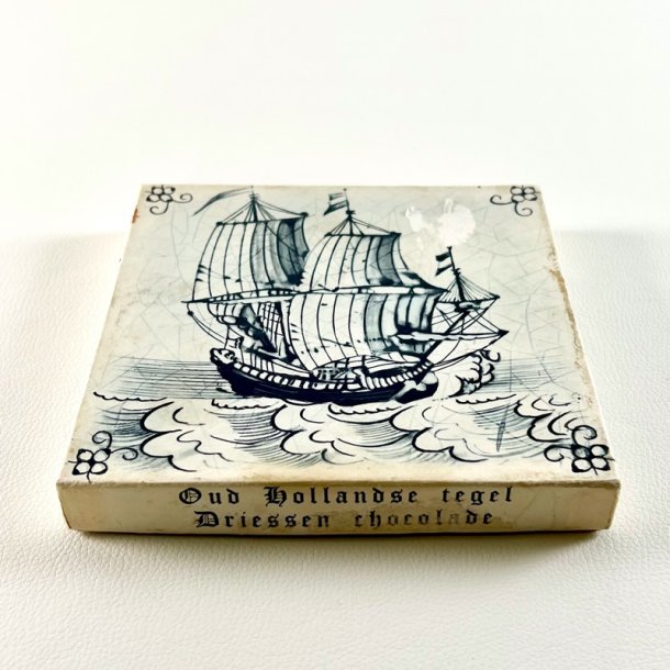 Hollandske kakler (19 stk) i �ske, 4x4 cm 