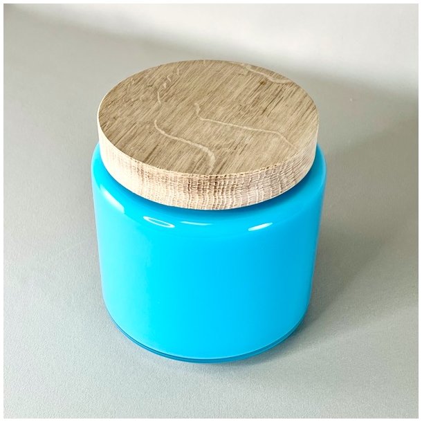 Holmegaard Palet krukke m/trlg - Oceanbl