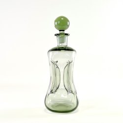 Holmegaard Klukflaske - smoke, H27,5 cm 