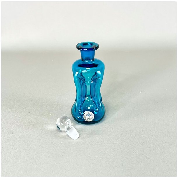 Kluk-kluk Karaffel, mini - Holmegaard, bl