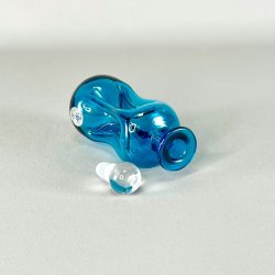 Kluk-kluk Karaffel, mini - Holmegaard, bl