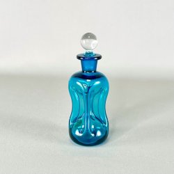 Kluk-kluk Karaffel, mini - Holmegaard, bl