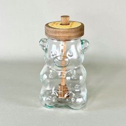 Honning glas med lg - stor bjrn