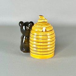 Honningkrukke m/bamse - antik