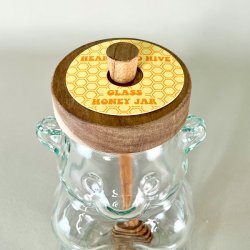 Honning glas med lg - stor bjrn