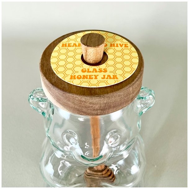 Honning glas med lg - stor bjrn